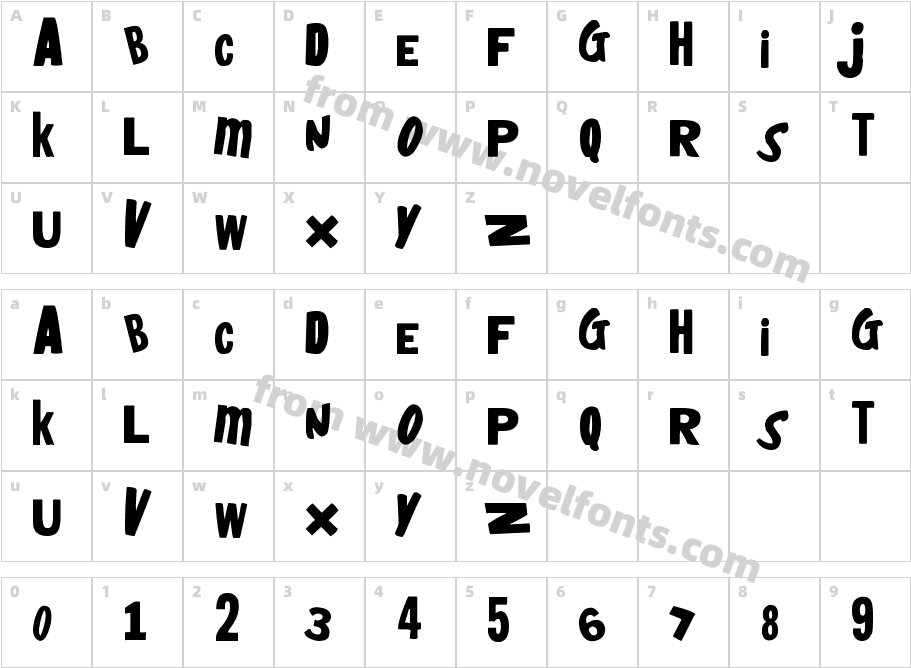 heyboy!heygirl!Character Map