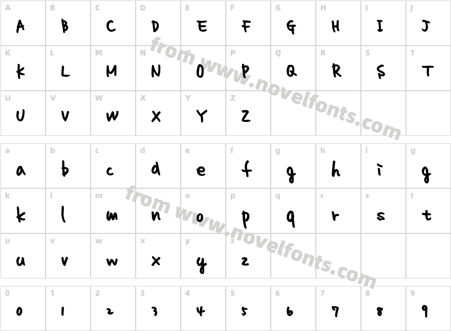 homework normalCharacter Map