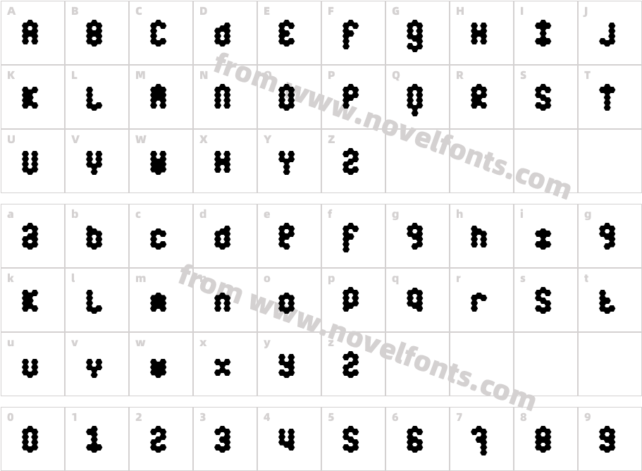 honey BoldCharacter Map