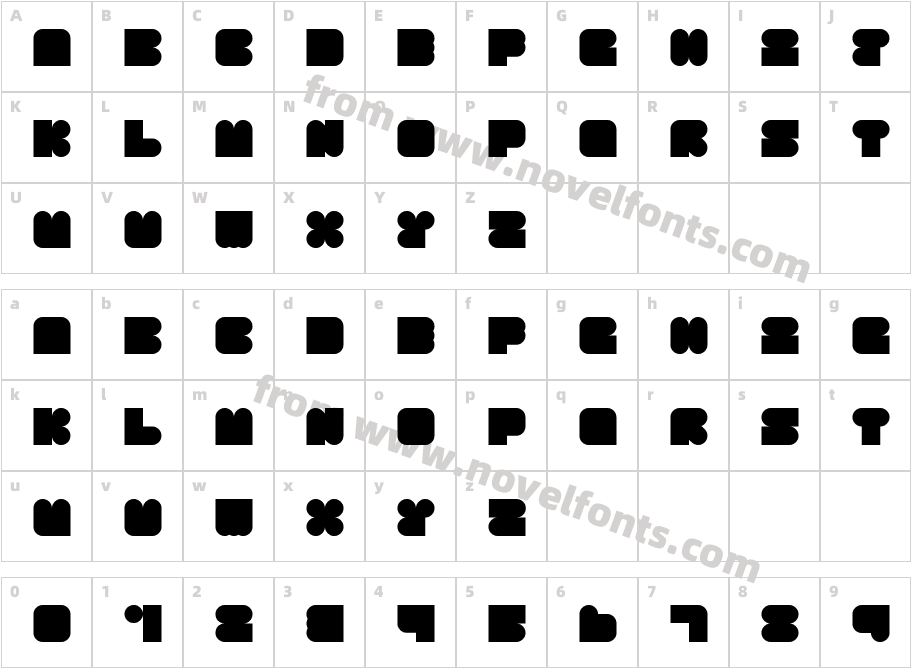 huabCharacter Map