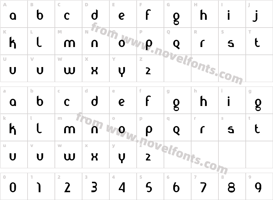 hurrayCharacter Map