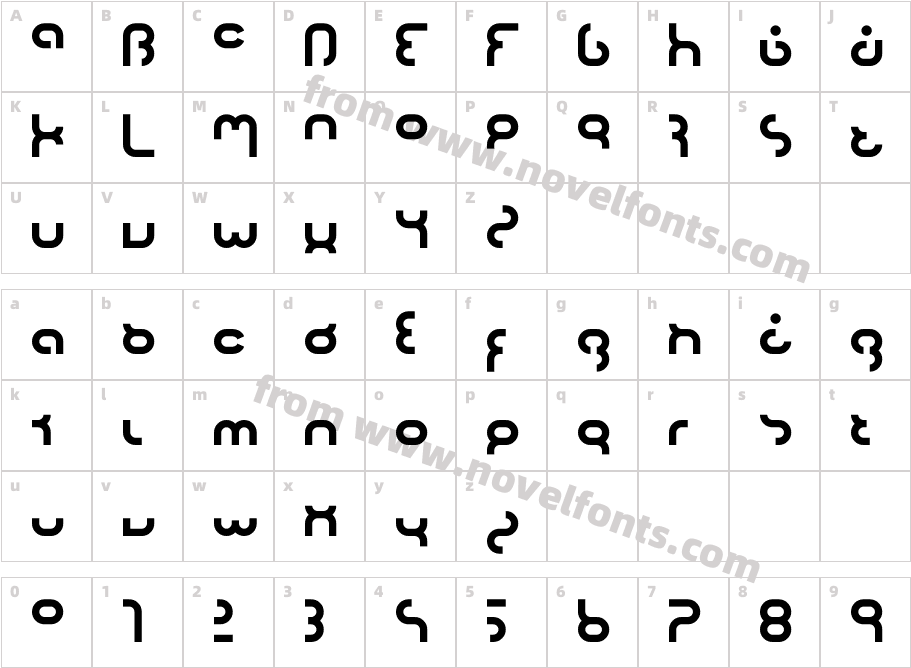 hyper 2000Character Map