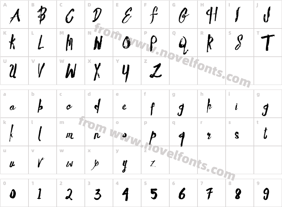 innocents roughCharacter Map