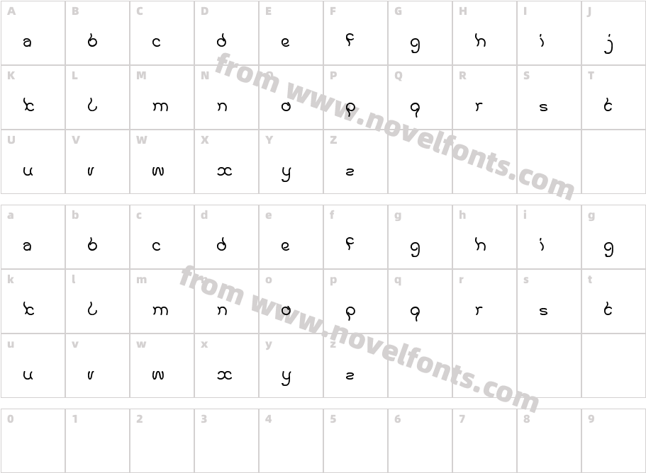 keep quite and simpleCharacter Map