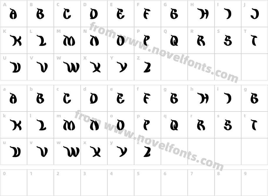 king cobraCharacter Map