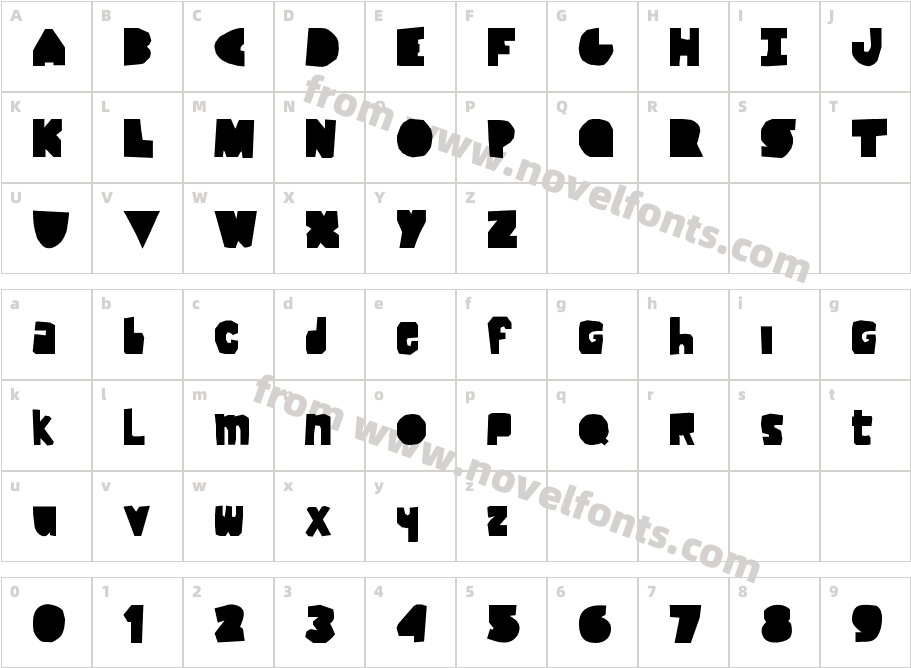 lack-of-luckCharacter Map