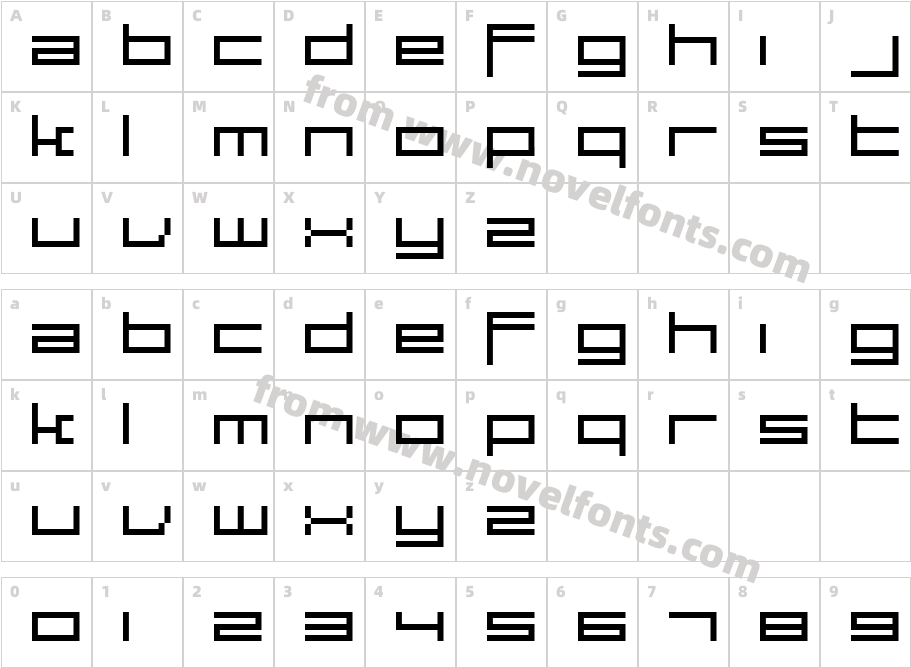 large9 NormalCharacter Map