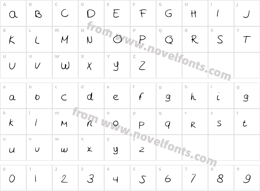 leJasperCharacter Map