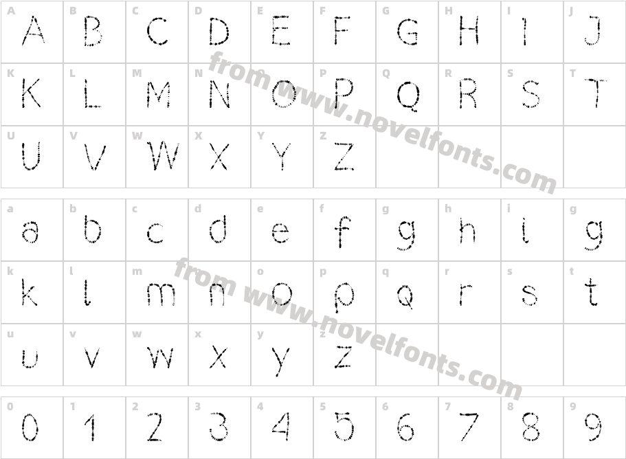 lilasCharacter Map