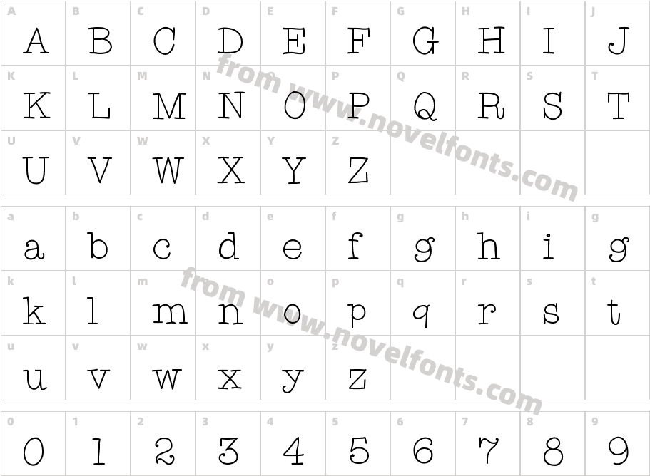 limetartCharacter Map