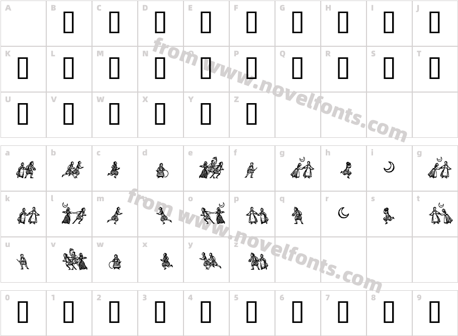 little peopleCharacter Map