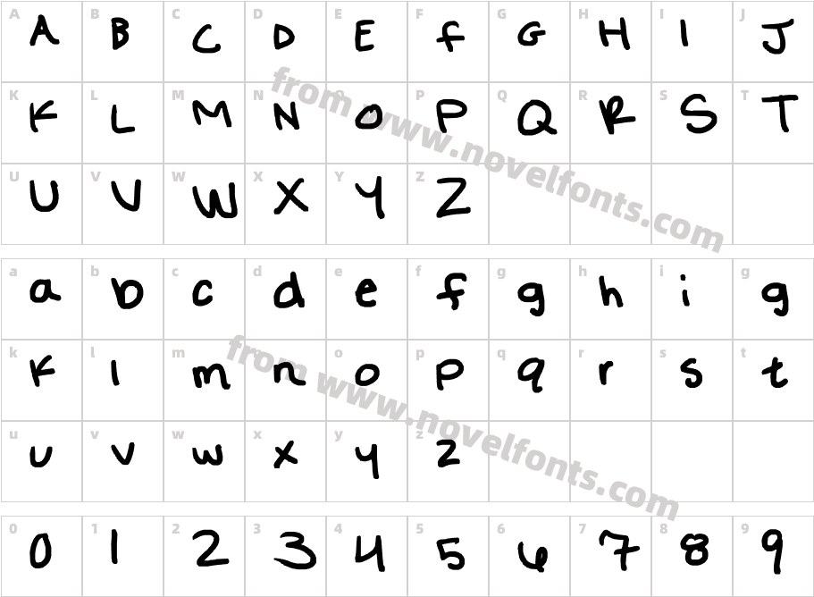 lkfontCharacter Map