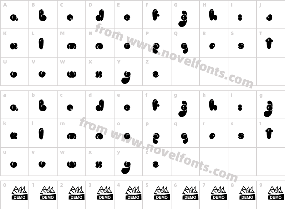 logo RegularCharacter Map