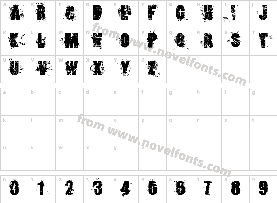 loserboi grungeCharacter Map