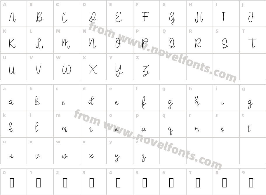 magentaCharacter Map