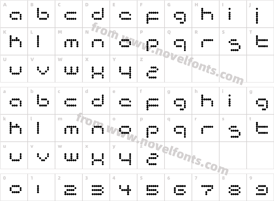 matrixtron RegularCharacter Map