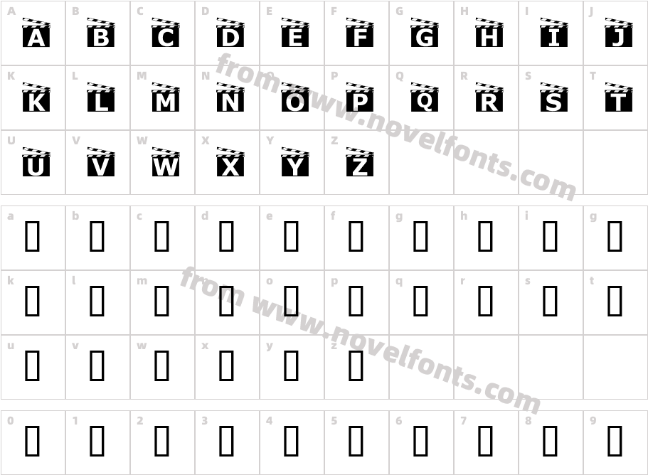 movieboardCharacter Map