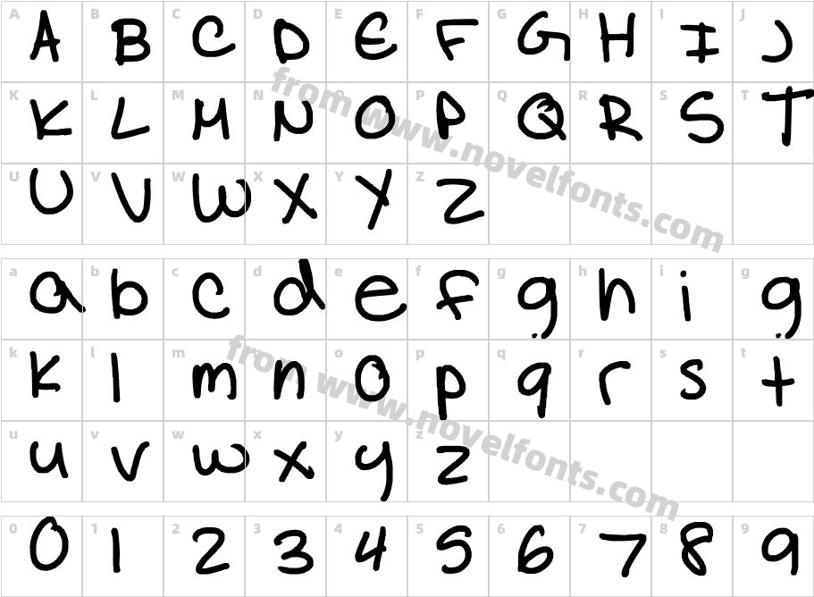 natalia colleenCharacter Map