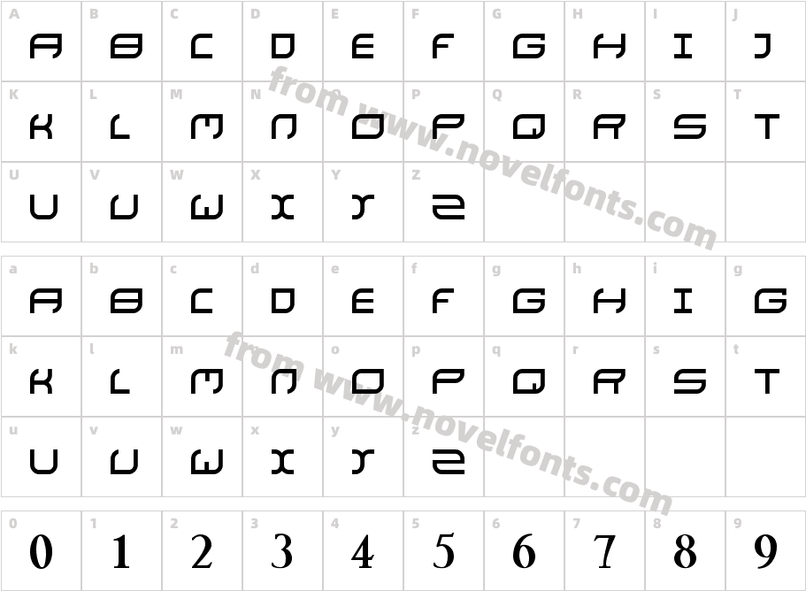 natura BoldCharacter Map