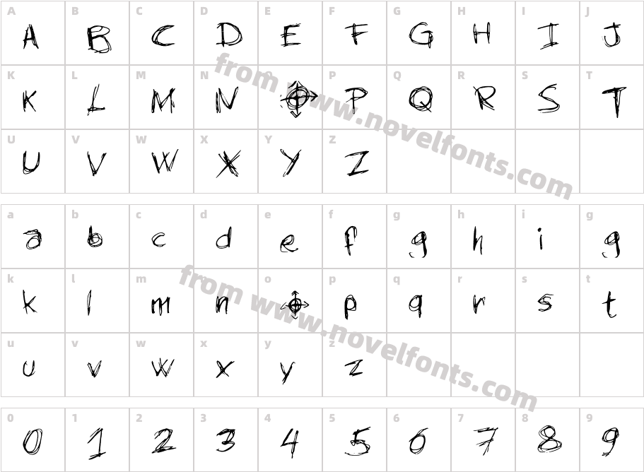 newSlendermanswritingCharacter Map