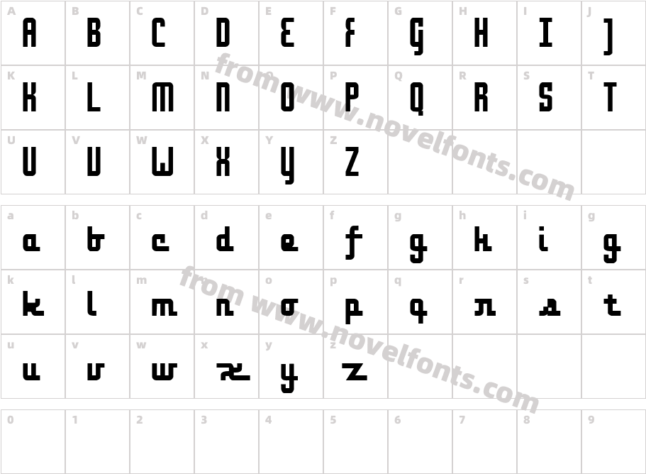 onakite ThinCharacter Map