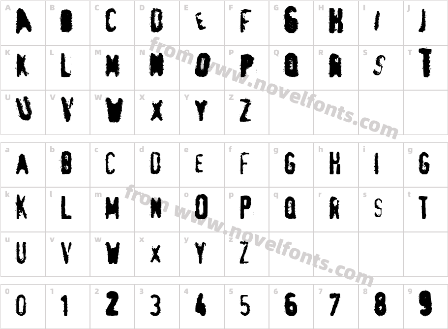 pRint Fuck 151Character Map