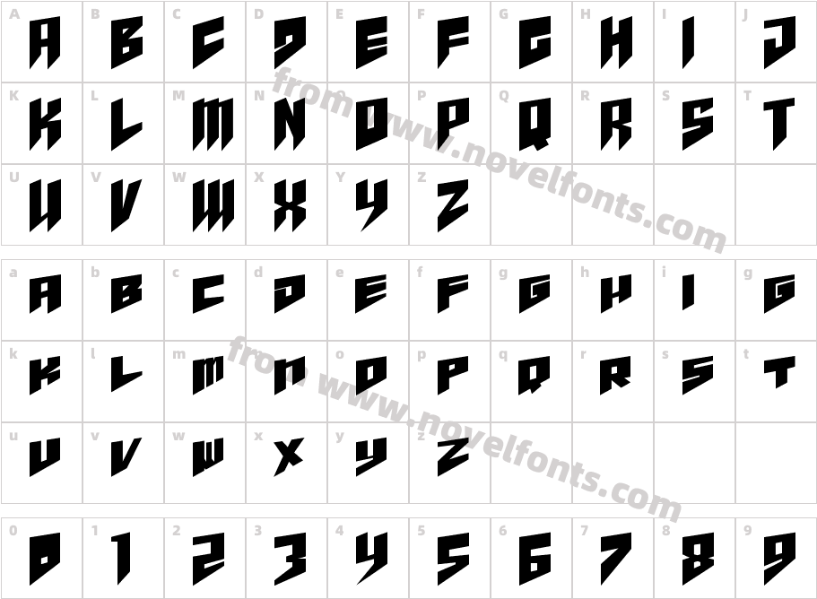 pandora limiterCharacter Map