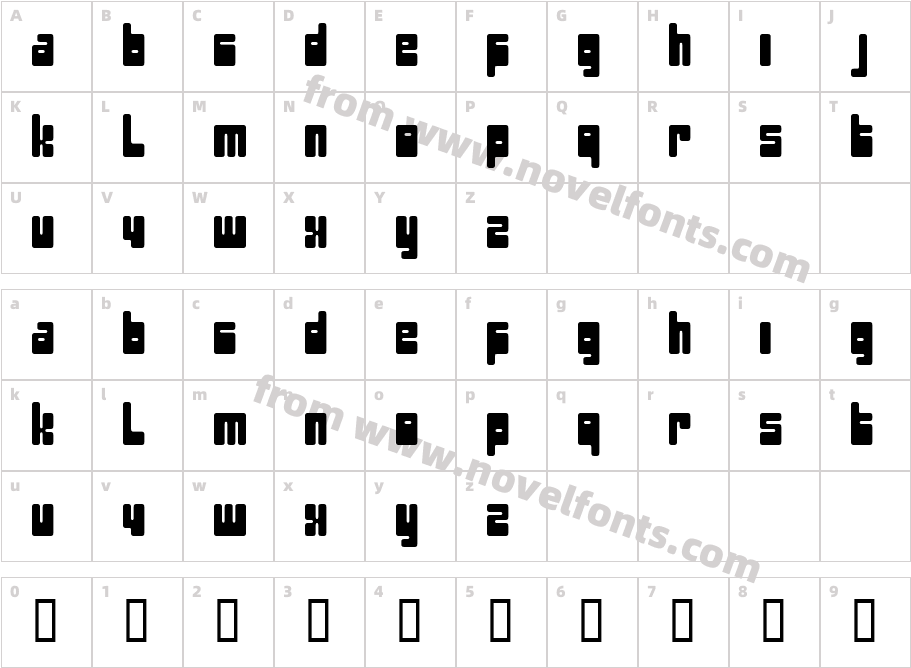 pectopahCharacter Map