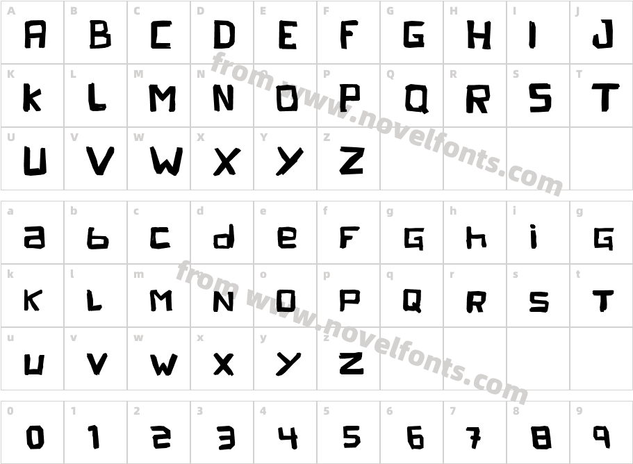 peleja-regular-1.0Character Map