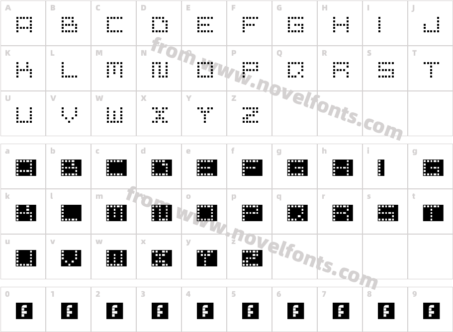 pixel point RegularCharacter Map