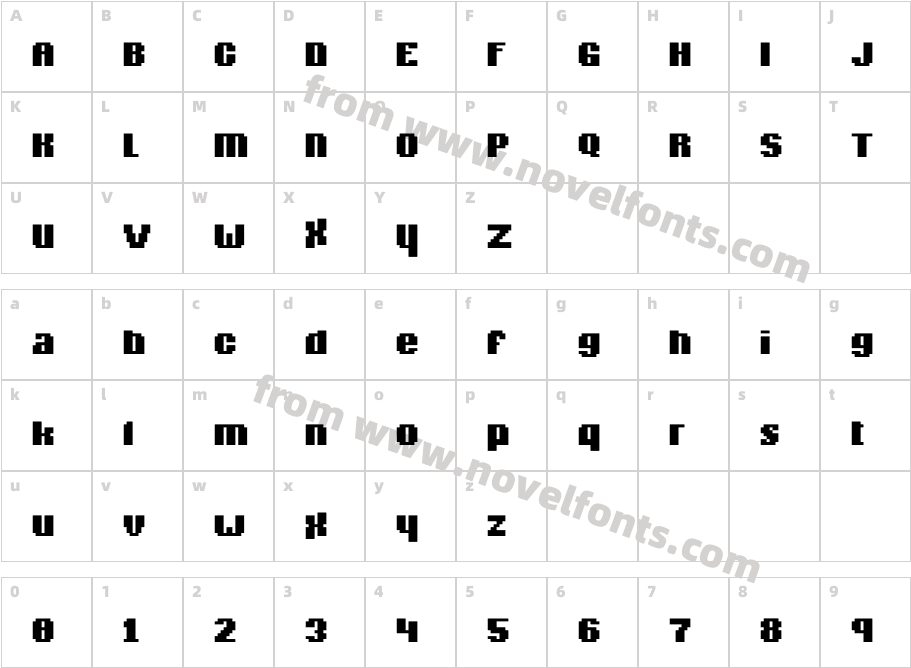 pixelblock NormalCharacter Map