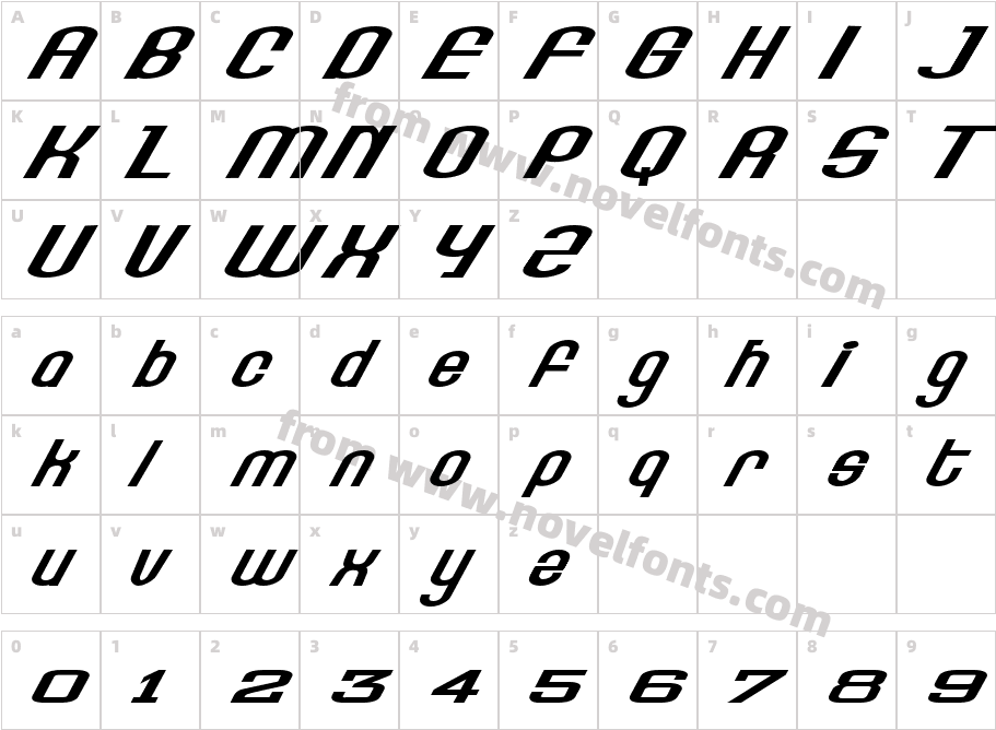 precisionCharacter Map