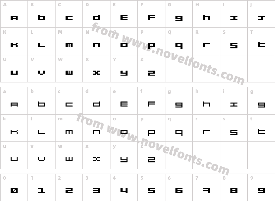 proxyCharacter Map