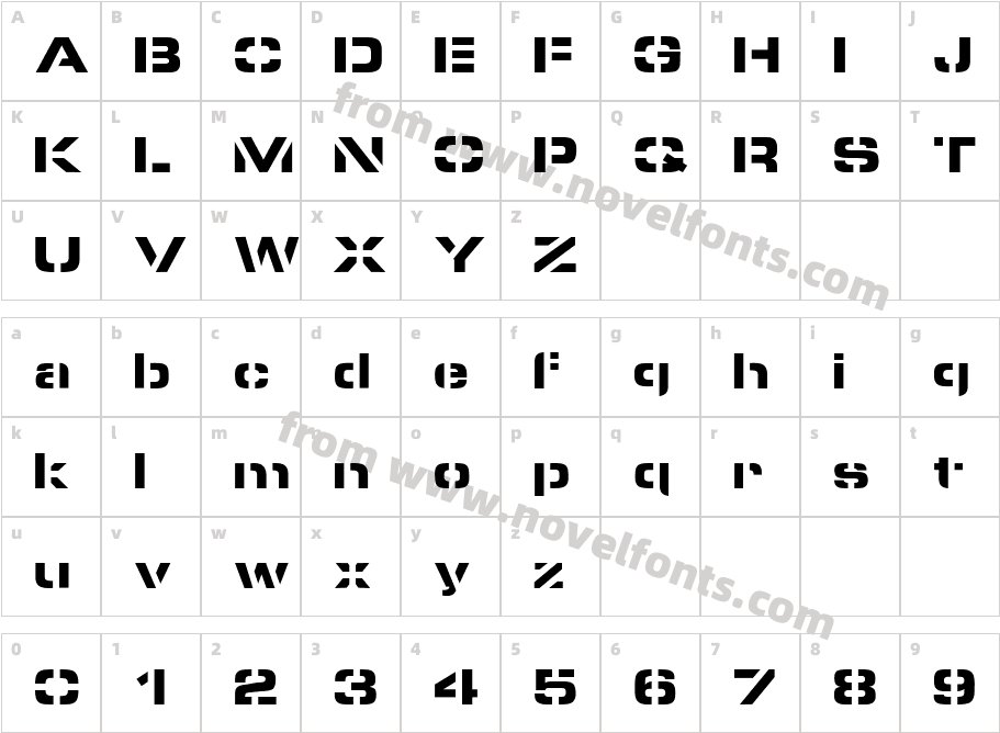 pyrostyleCharacter Map