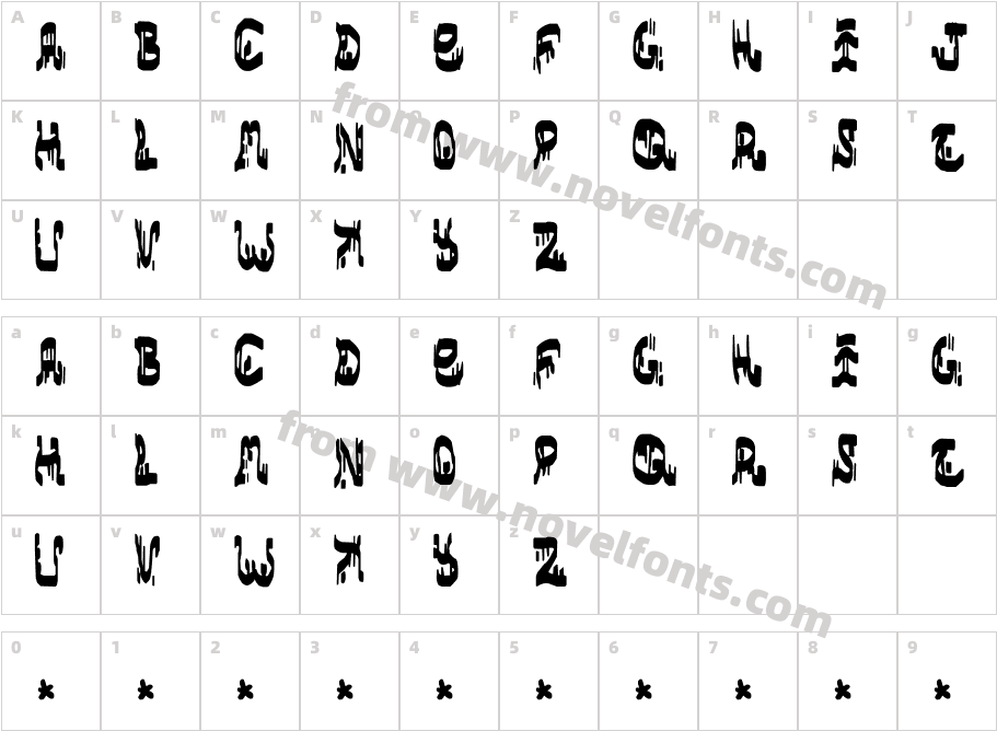 rathole.Character Map