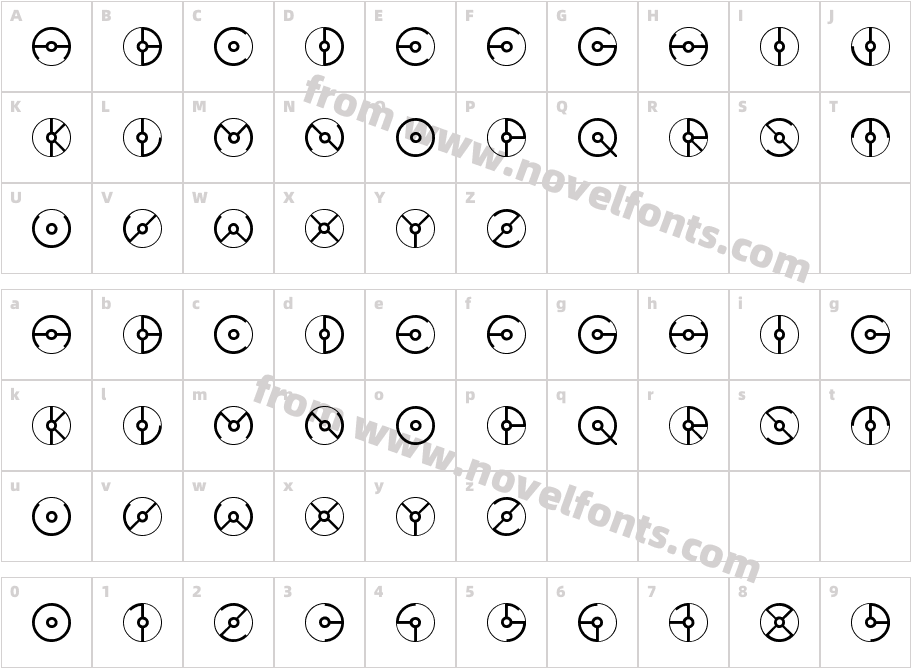 riluri-mqsdCharacter Map