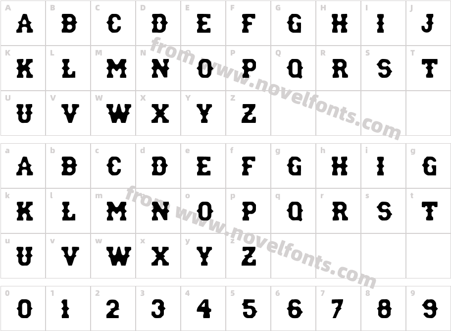 rodriguezCharacter Map