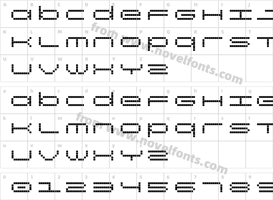 rt screenloft8Character Map