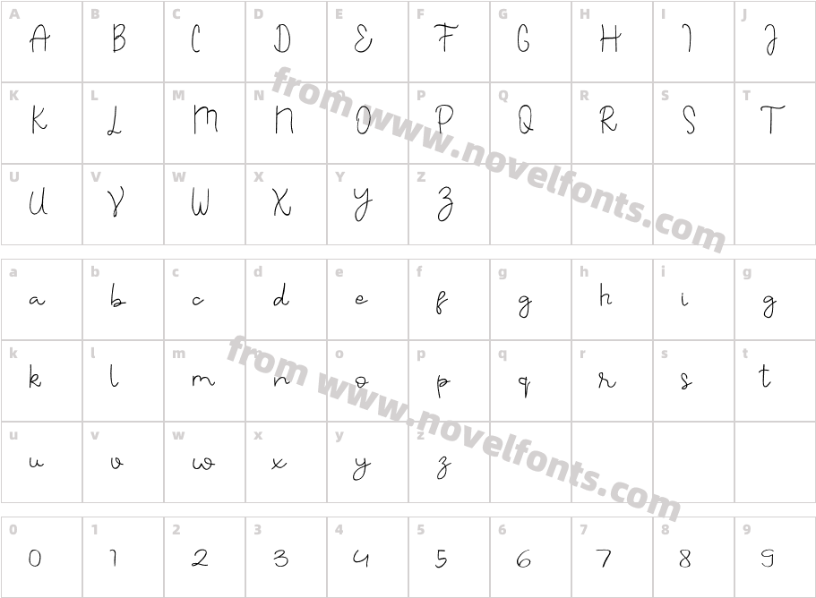 sakuraCharacter Map