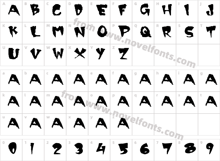 scaryCharacter Map