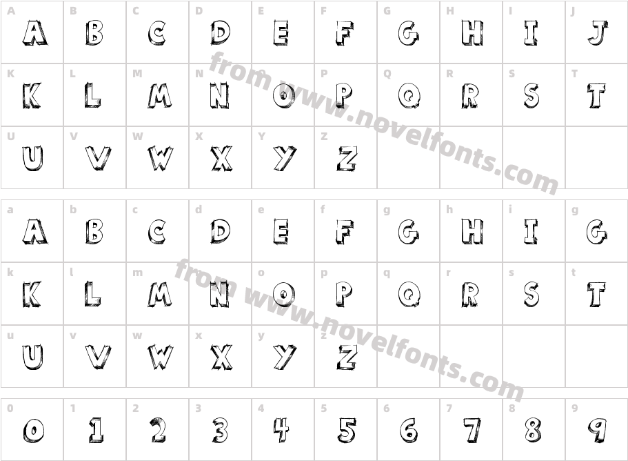 scoolar tfbCharacter Map