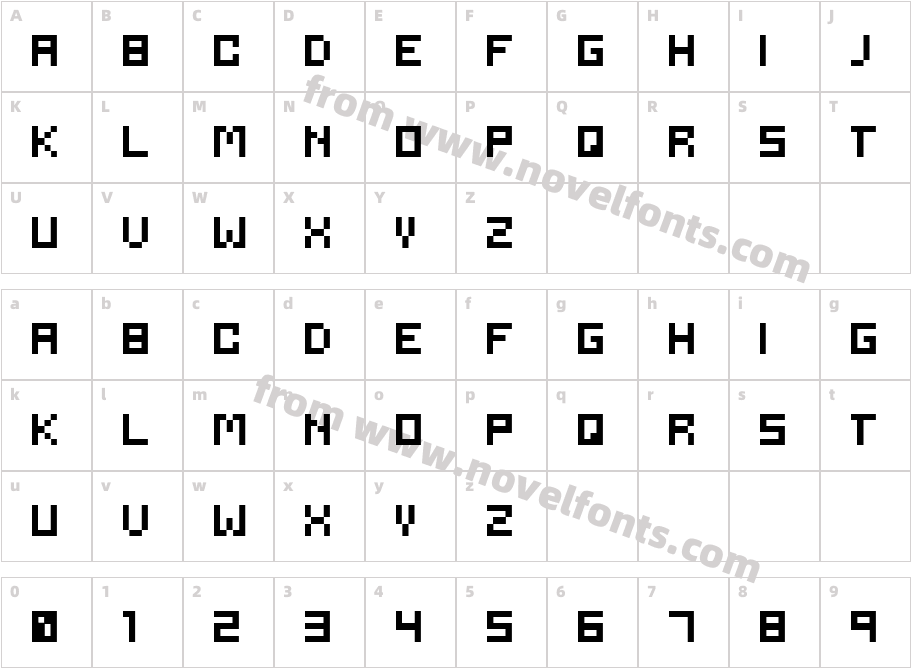 serious1Character Map