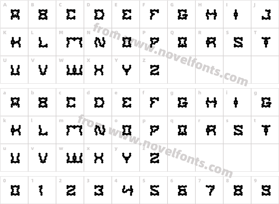 shake it offCharacter Map