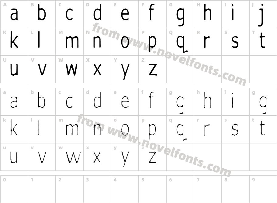 silent witnessCharacter Map