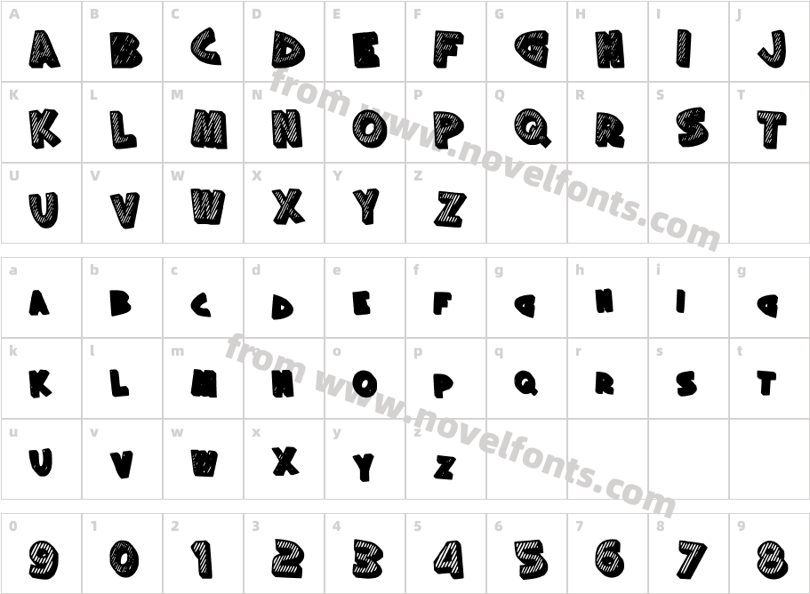 sillyCharacter Map