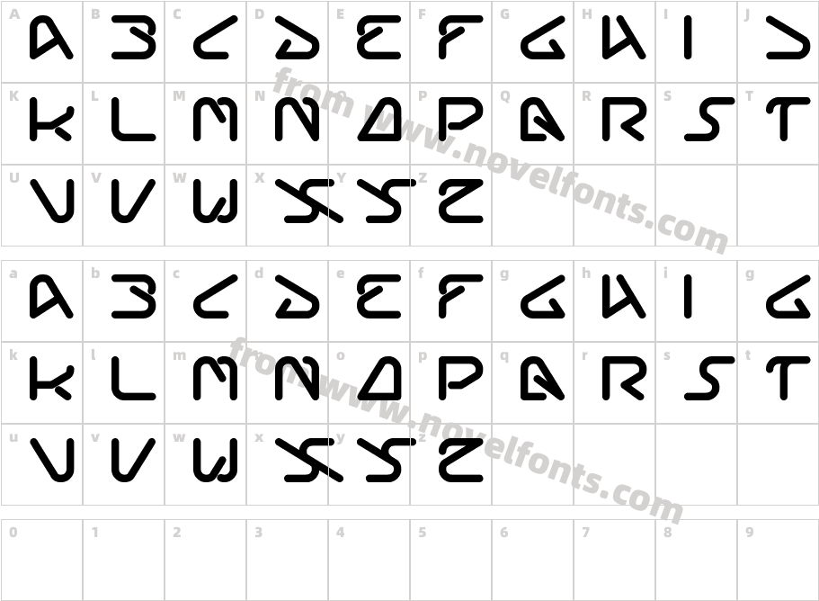 silverbendCharacter Map