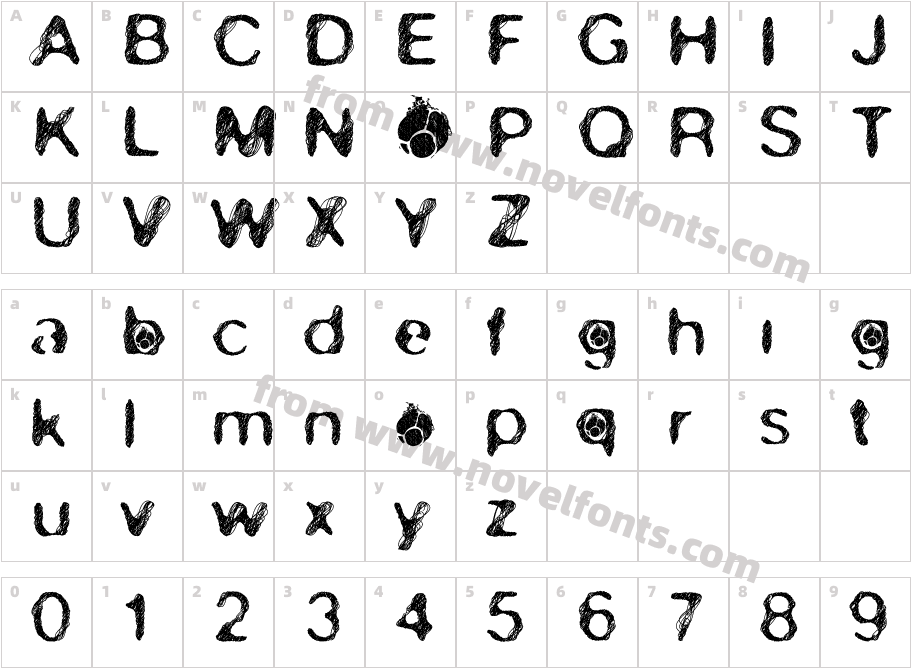 skirules-Sans2 Expanded MediumCharacter Map