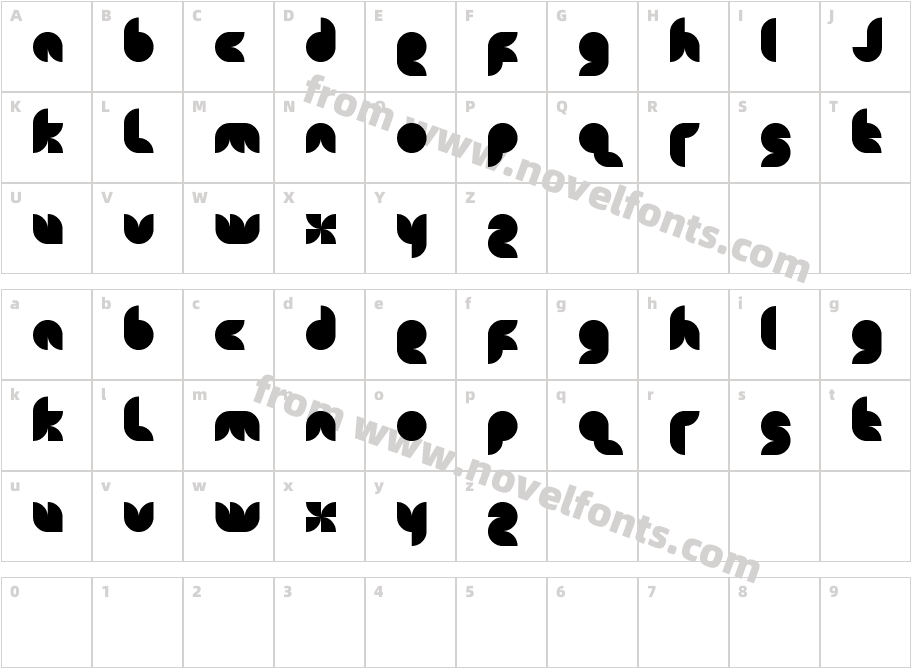 snowmaskCharacter Map