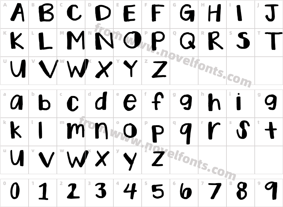 soheezyCharacter Map