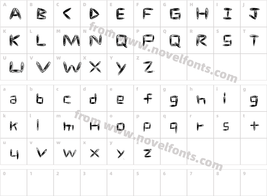 spacetimeCharacter Map